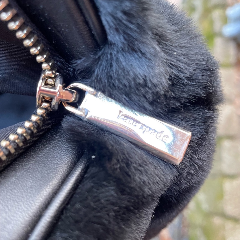 New Kate Spade Pitch Purrfect Black Cat Crossbody Bag - Picture 7 of 13